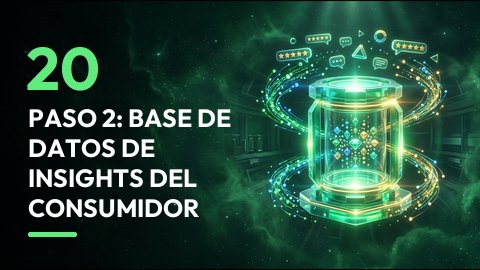 Paso 2: base de datos de insights del consumidor