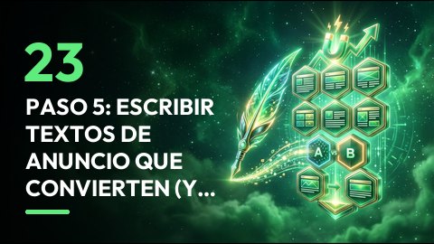 Paso 5: escribir textos de anuncio que convierten (y más)