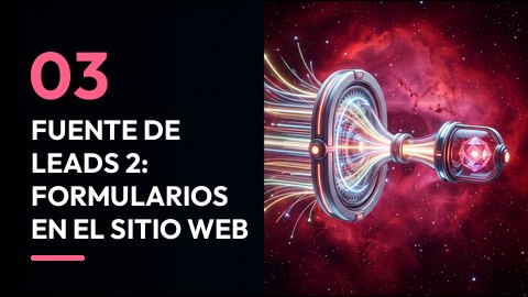 Fuente de leads 2: formularios en el sitio web