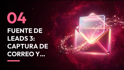 Fuente de leads 3: captura de correo y pop-ups