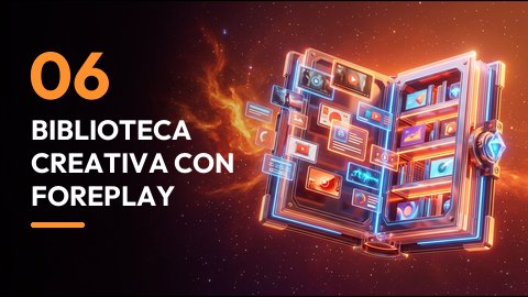 Biblioteca creativa con Foreplay