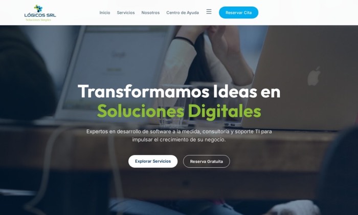 Sitio web de Lógicos SRL (Tecnología) diseñado por Signage RD