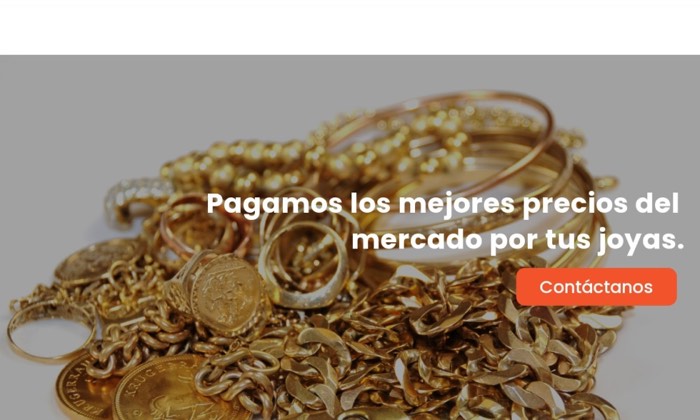 Sitio web de Orobanca (Joyería) diseñado por Signage RD